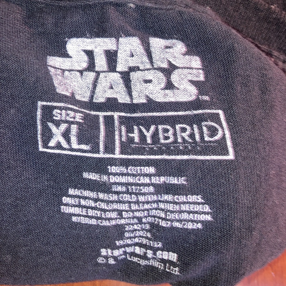 Star Wars Black T-shirt Kids XL 100% Cotton - Picture 6 of 9